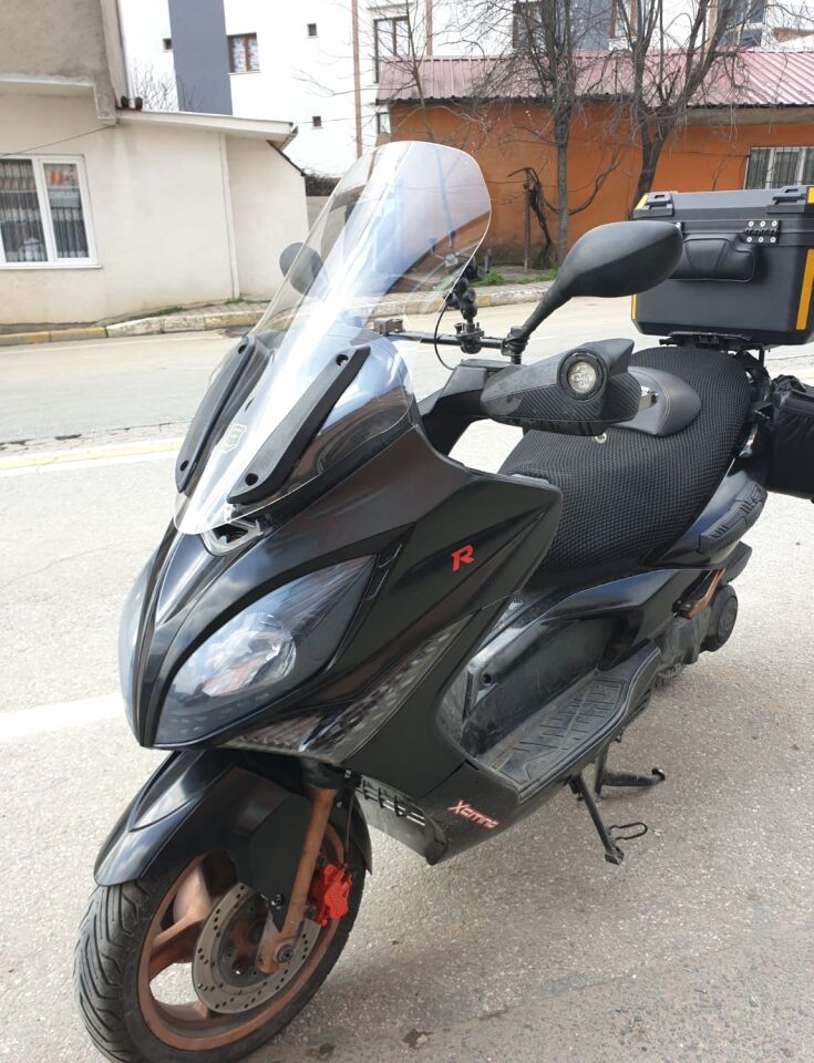 MOTOCAM Kymco Xciting 250 R Ön Cam 2010-2011 Model 72cm Şeffaf Renkli 4mm UZUN