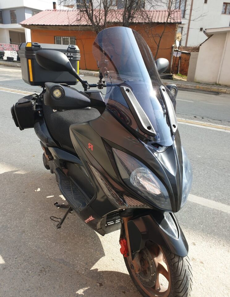 MOTOCAM Kymco Xciting 400 İ Ön Cam 2008-2017 Model 72cm Füme Renkli 4mm UZUN