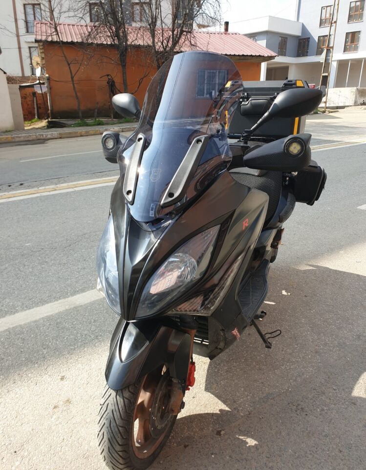 MOTOCAM Kymco Xciting 400 İ Ön Cam 2008-2017 Model 72cm Füme Renkli 4mm UZUN