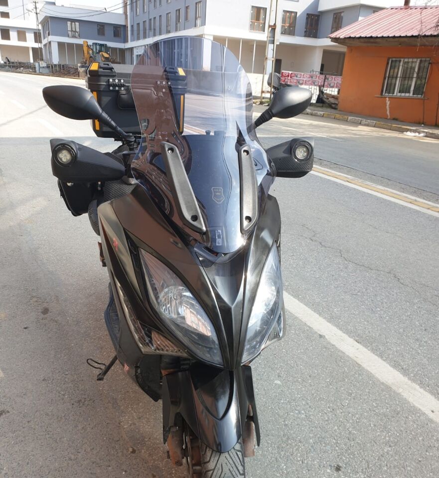 MOTOCAM Kymco Xciting 400 İ Ön Cam 2008-2017 Model 72cm Füme Renkli 4mm UZUN