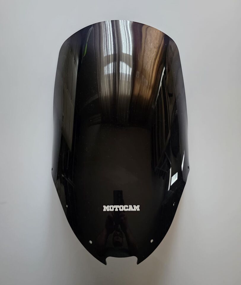 MOTOCAM SYM Joyride 125 Ön Cam 2002-2008 Model 55cm (Karbüratörlü) Siyah Renkli 4mm