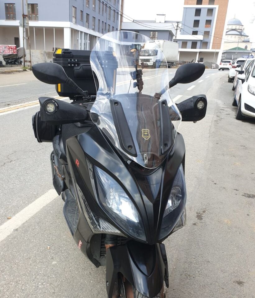 MOTOCAM Kymco Xciting 400 İ Ön Cam 2008-2017 Model 72cm Şeffaf Renkli 4mm UZUN