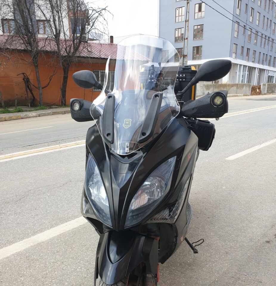 MOTOCAM Kymco Xciting 400 İ Ön Cam 2008-2017 Model 72cm Şeffaf Renkli 4mm UZUN