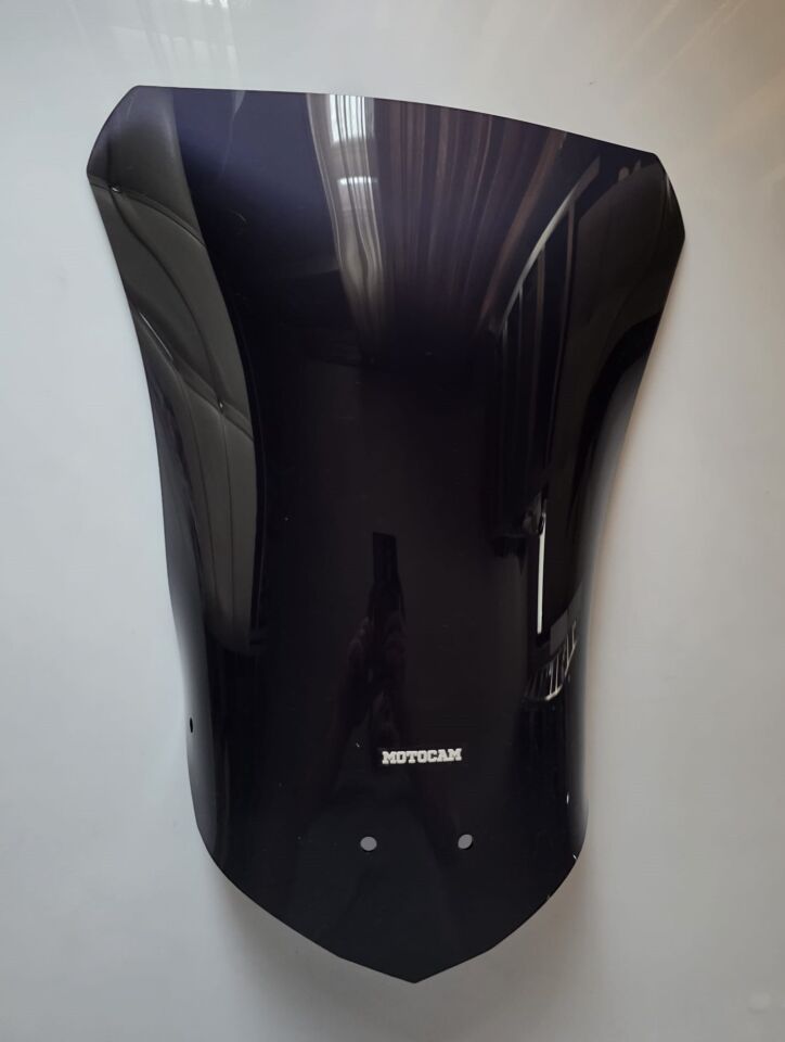 MOTOCAM Falcon Strong 377 Ön Cam 2025-2026 Model 53cm Siyah Renkli 4mm