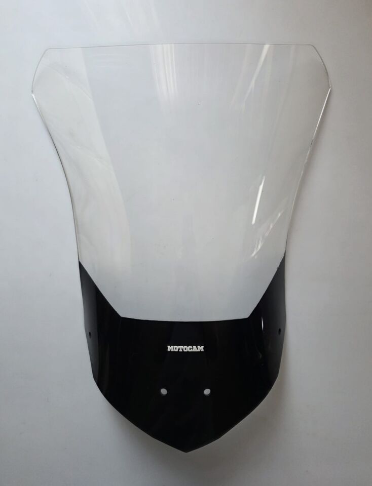 MOTOCAM Falcon Strong 377 Ön Cam 2025-2026 Model 53cm Şeffaf Renkli 4mm