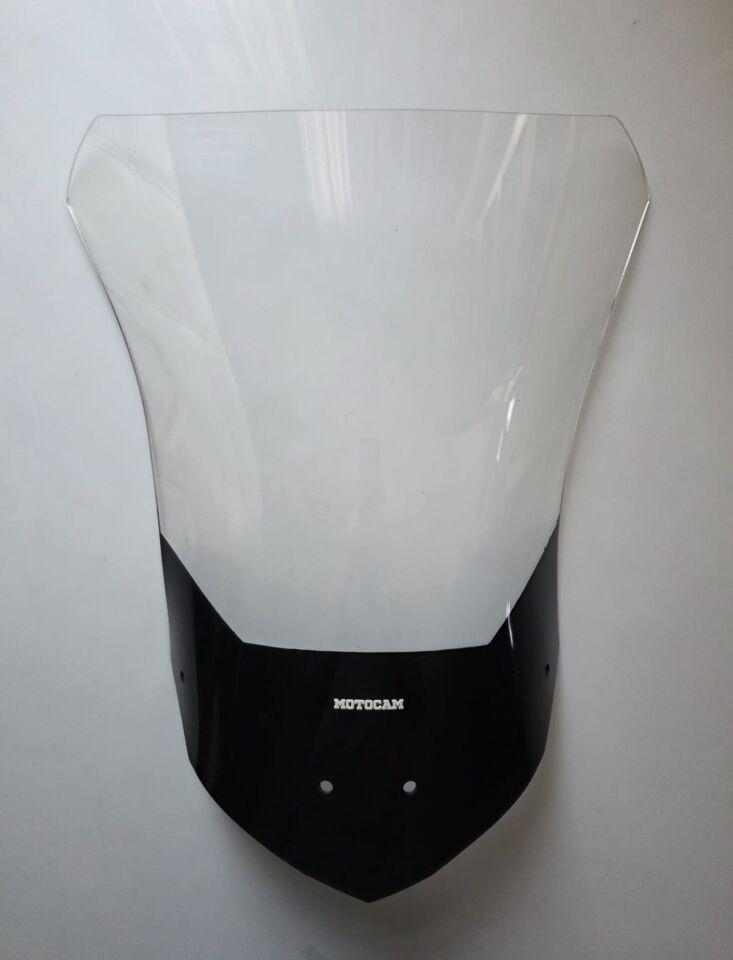 MOTOCAM Falcon Strong 377 Ön Cam 2025-2026 Model 53cm Şeffaf Renkli 4mm