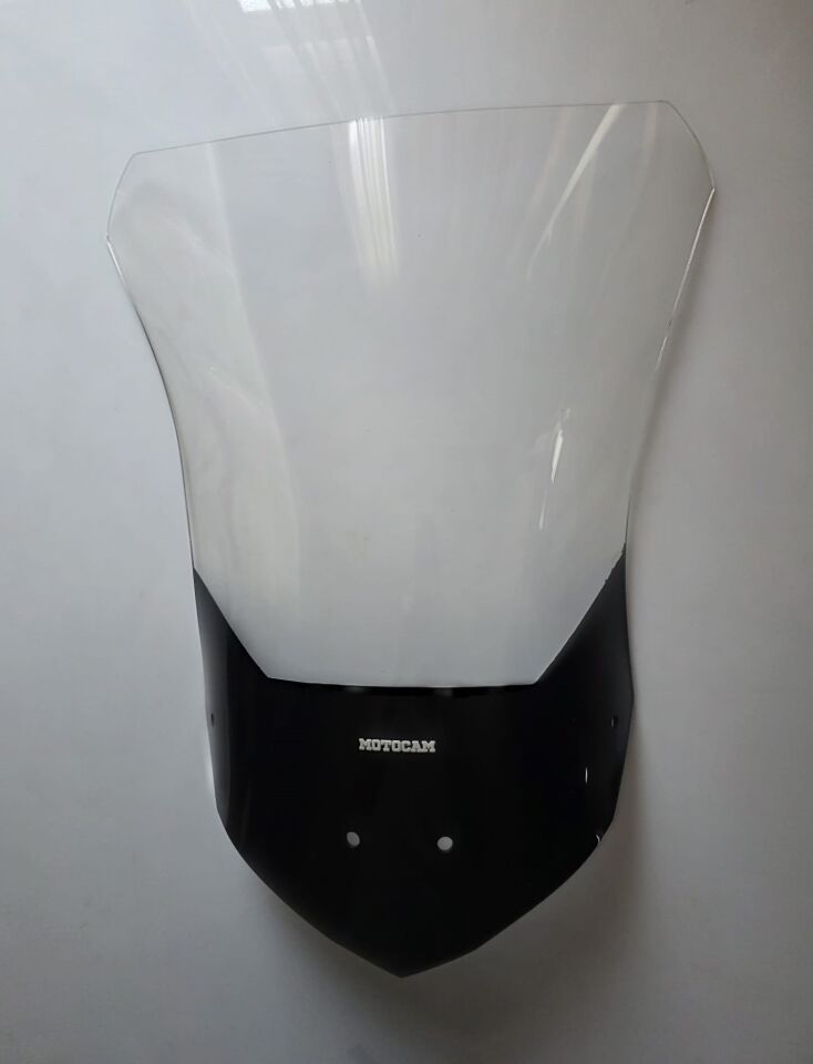 MOTOCAM Falcon Strong 377 Ön Cam 2025-2026 Model 53cm Şeffaf Renkli 4mm