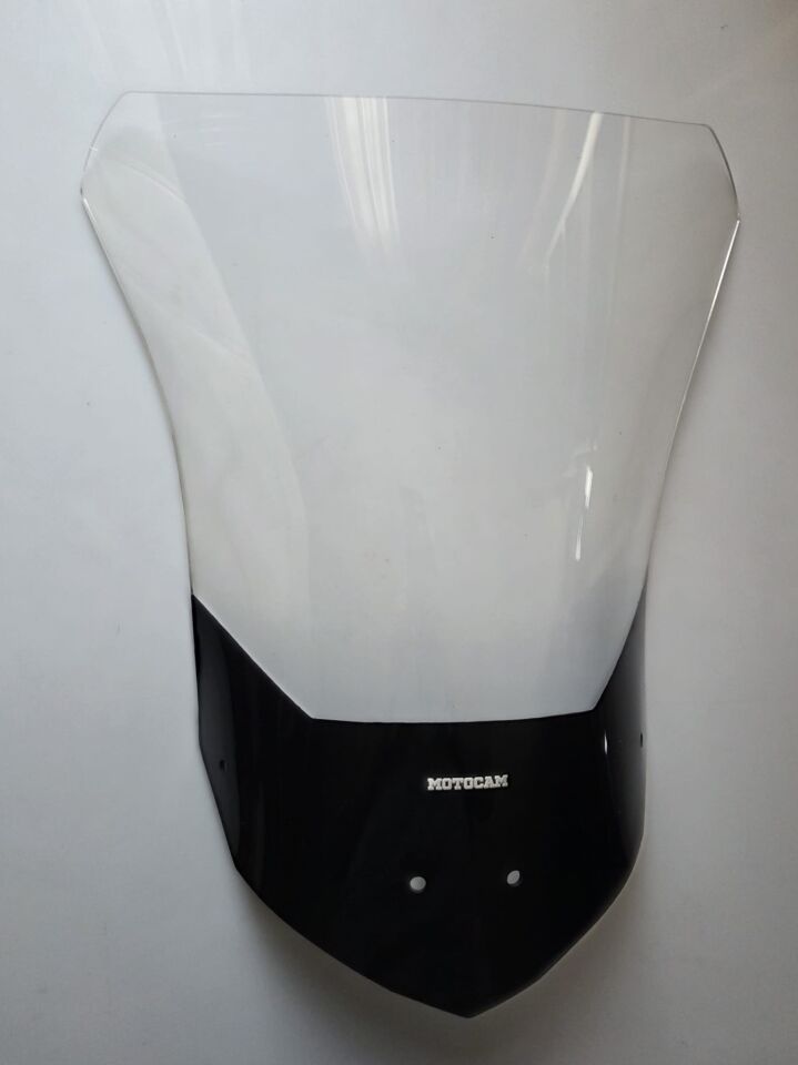 MOTOCAM Falcon Strong 377 Ön Cam 2025-2026 Model 53cm Şeffaf Renkli 4mm