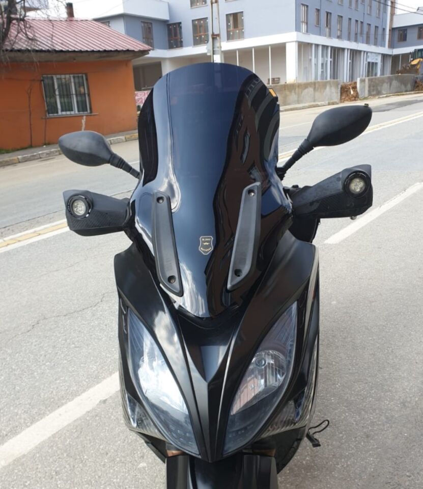 MOTOCAM Kymco Xciting 500 R Ön Cam 2010-2011 Model 72cm Siyah Renkli 4mm UZUN
