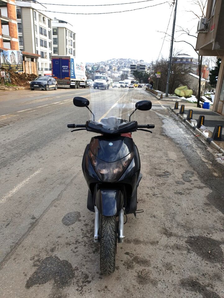 MOTOCAM Piaggio Beverly 250 Ön Cam 2005-2007 Model 53cm Şeffaf Renkli 4mm UZUN