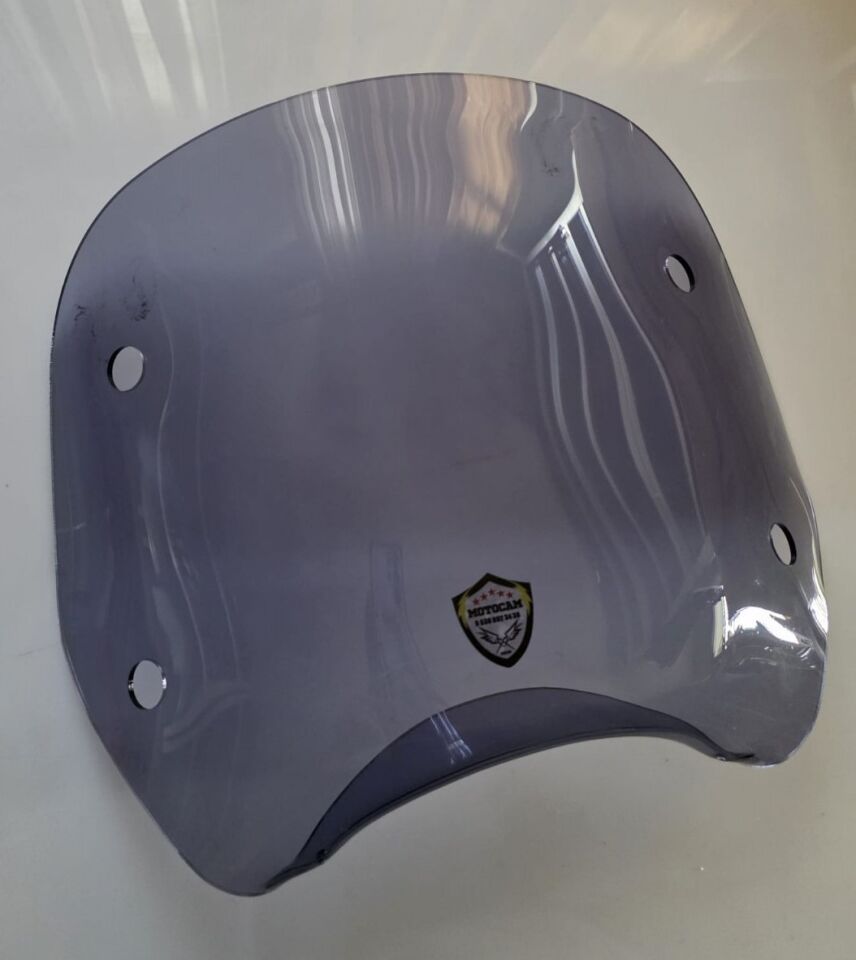 MOTOCAM Piaggio Beverly 500 Ön Uzatma Camı 2001-2007 Model 34cm Füme Renkli 4mm APARATSIZ