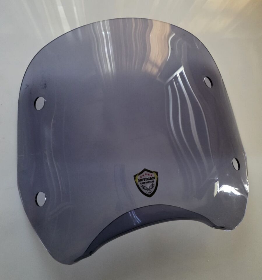 MOTOCAM Piaggio Beverly 500 Ön Uzatma Camı 2001-2007 Model 34cm Füme Renkli 4mm APARATSIZ