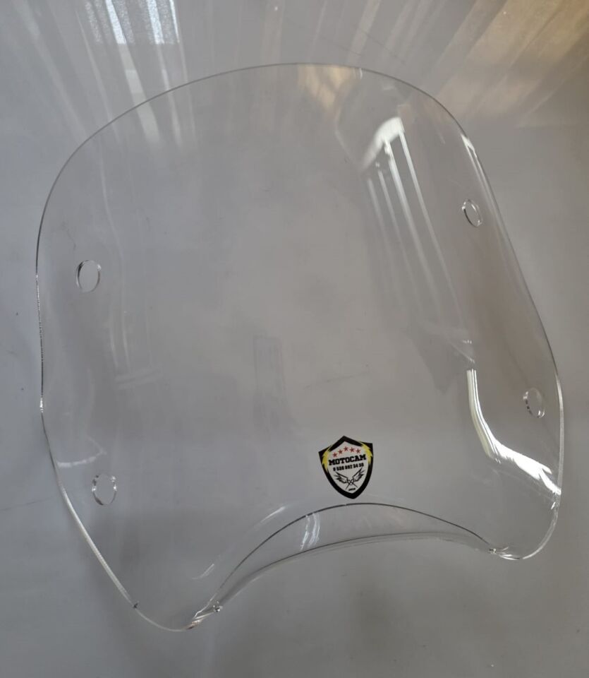 MOTOCAM Piaggio Beverly 500 Ön Uzatma Camı 2001-2007 Model 34cm Şeffaf Renkli 4mm APARATSIZ