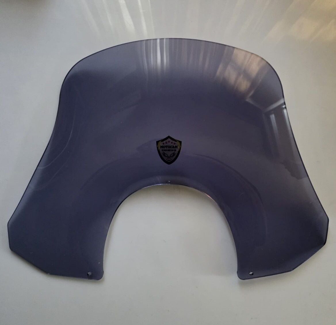 MOTOCAM Piaggio Beverly 500 Ön Cam 2001-2007 Model 35cm Füme Renkli 4mm