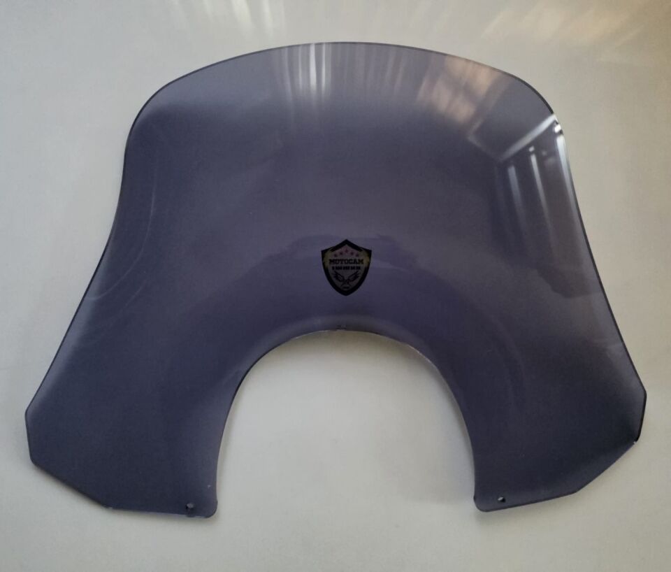 MOTOCAM Piaggio Beverly 500 Ön Cam 2001-2007 Model 35cm Füme Renkli 4mm