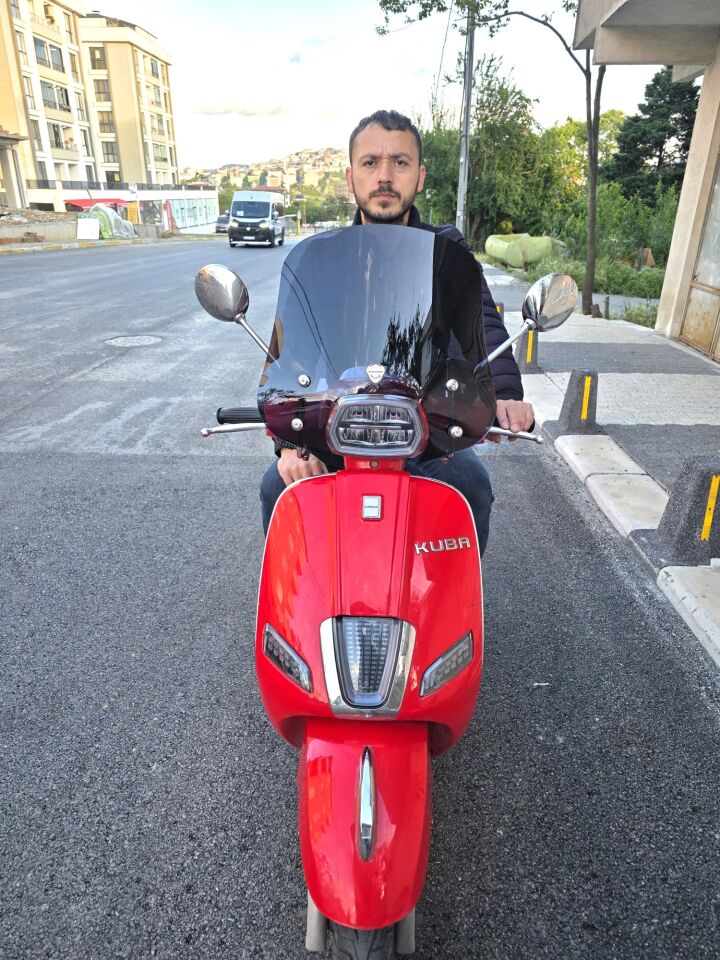 MOTOCAM Küba Az 50 Ön Cam 2023-2026 Model 42cm Siyah Renkli  APARATSIZ