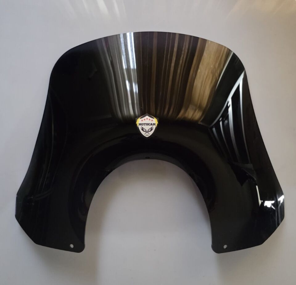 MOTOCAM Piaggio Beverly 500 Ön Cam 2001-2007 Model 35cm Siyah Renkli 4mm