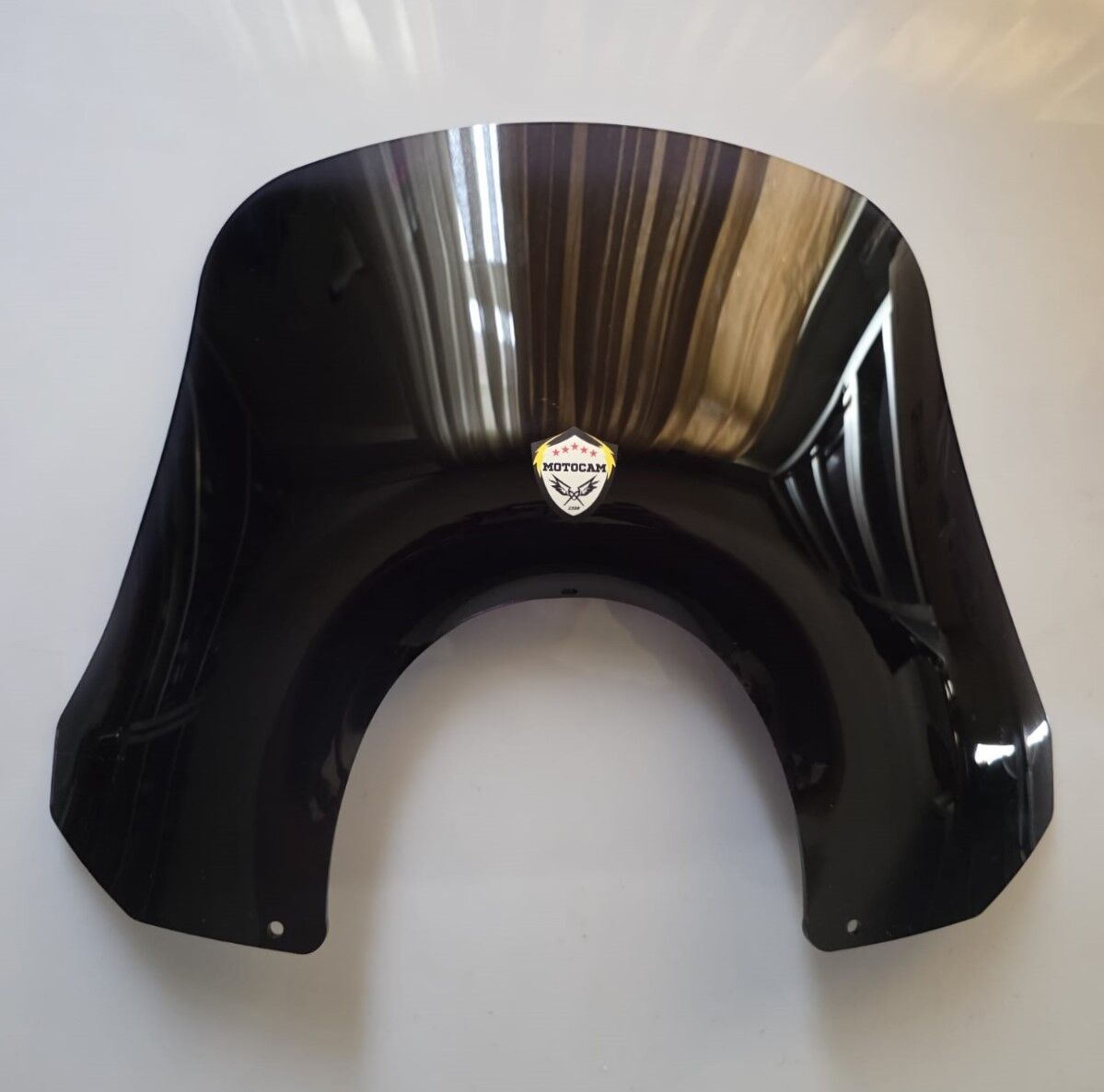 MOTOCAM Piaggio Beverly 500 Ön Cam 2001-2007 Model 35cm Siyah Renkli 4mm