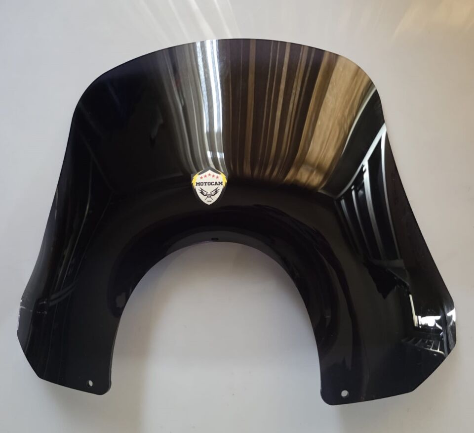 MOTOCAM Piaggio Beverly 500 Ön Cam 2001-2007 Model 35cm Siyah Renkli 4mm