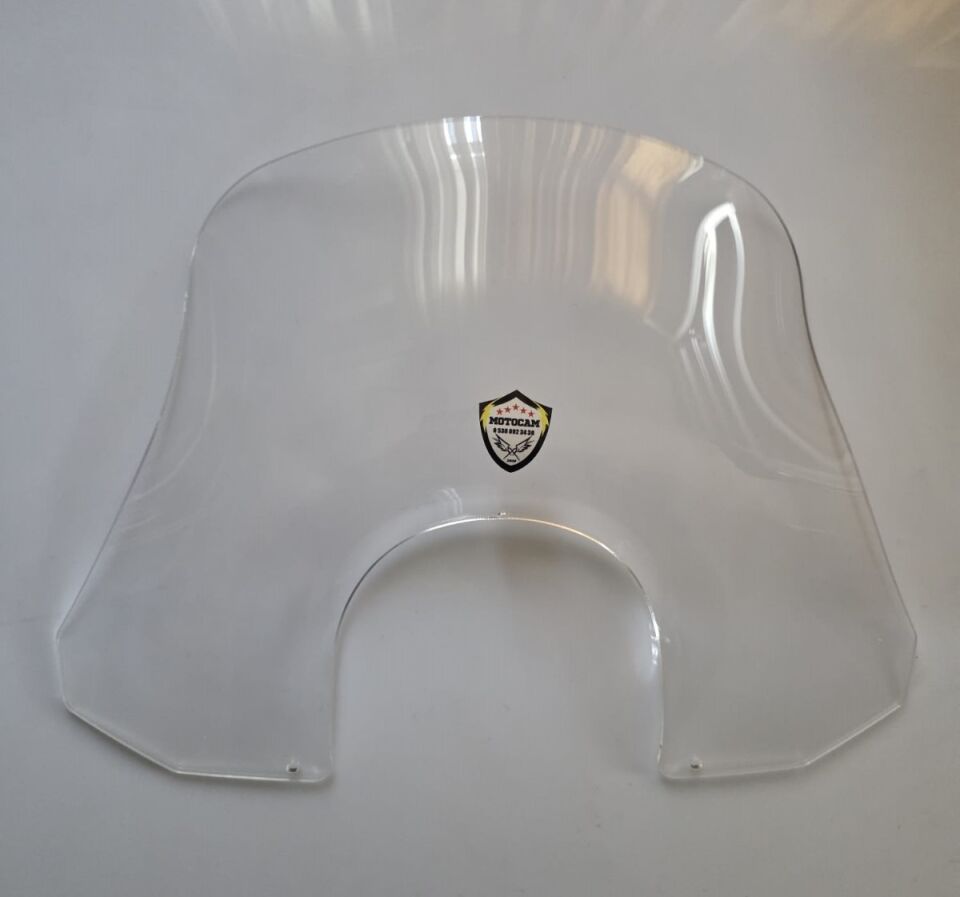 MOTOCAM Piaggio Beverly 500 Ön Cam 2001-2007 Model 35cm Şeffaf Renkli 4mm