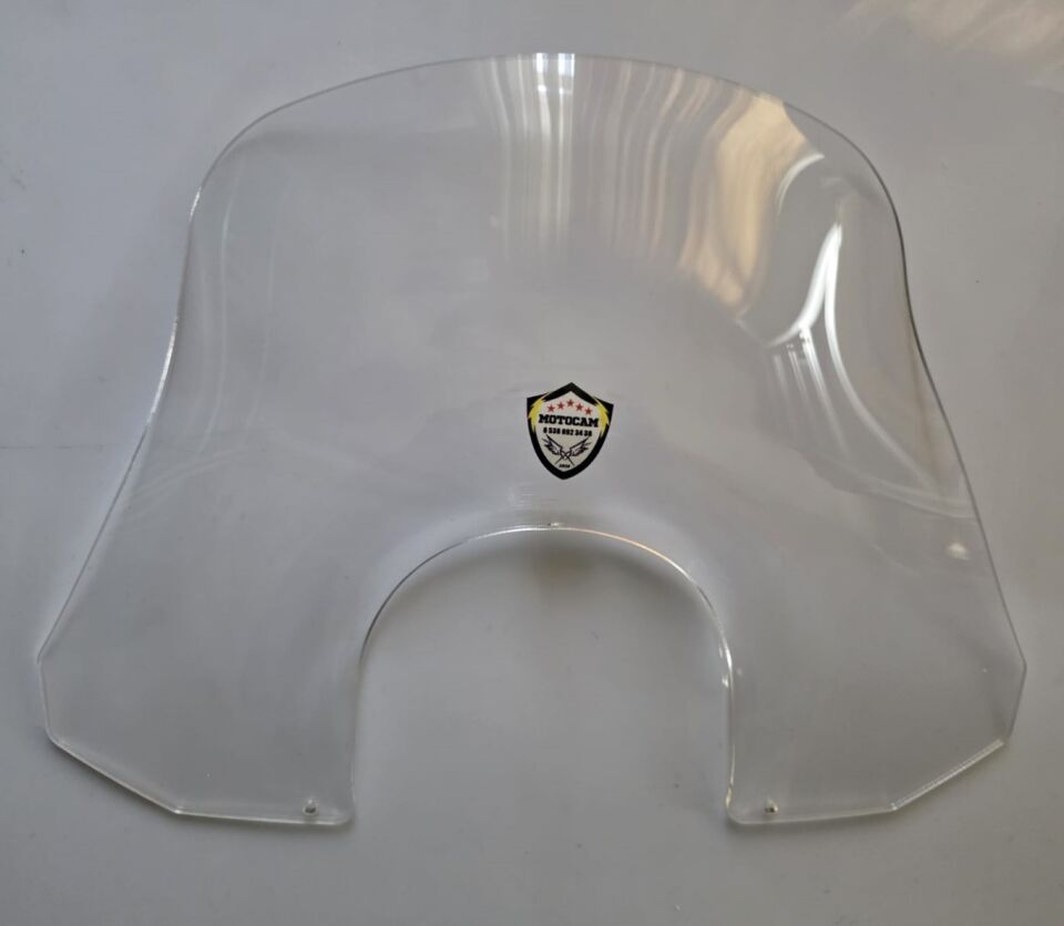 MOTOCAM Piaggio Beverly 500 Ön Cam 2001-2007 Model 35cm Şeffaf Renkli 4mm