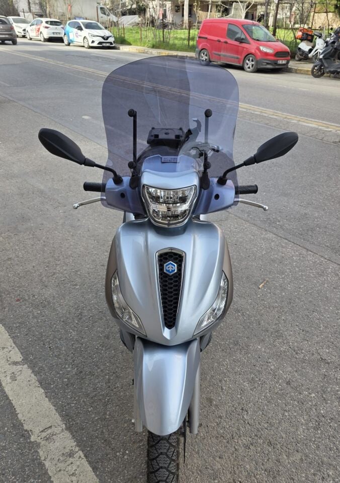 MOTOCAM Piaggio Medley S 150 Ön Cam 2021-2025 Model 54cm Füme Renkli APARATSIZDIR