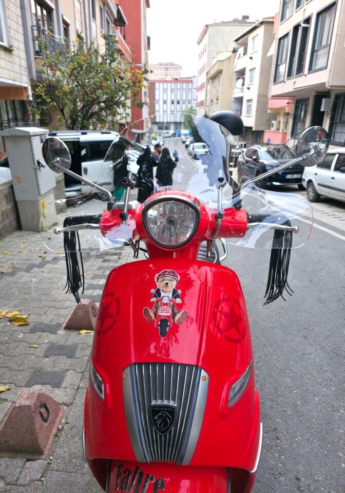 MOTOCAM Arora Malibu 125 Ön Cam 2017-2026 Model 39cm Şeffaf Renkli 4mm Elcikli APARATSIZ