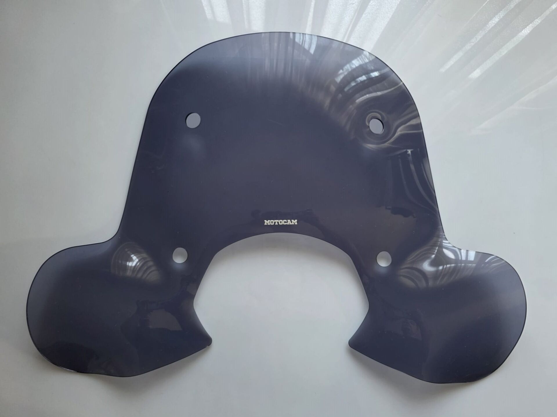 MOTOCAM Falcon Martini 125 Ön Cam 2023-2026 Model 45cm Füme Renkli 4mm Elcikli APARATSIZ