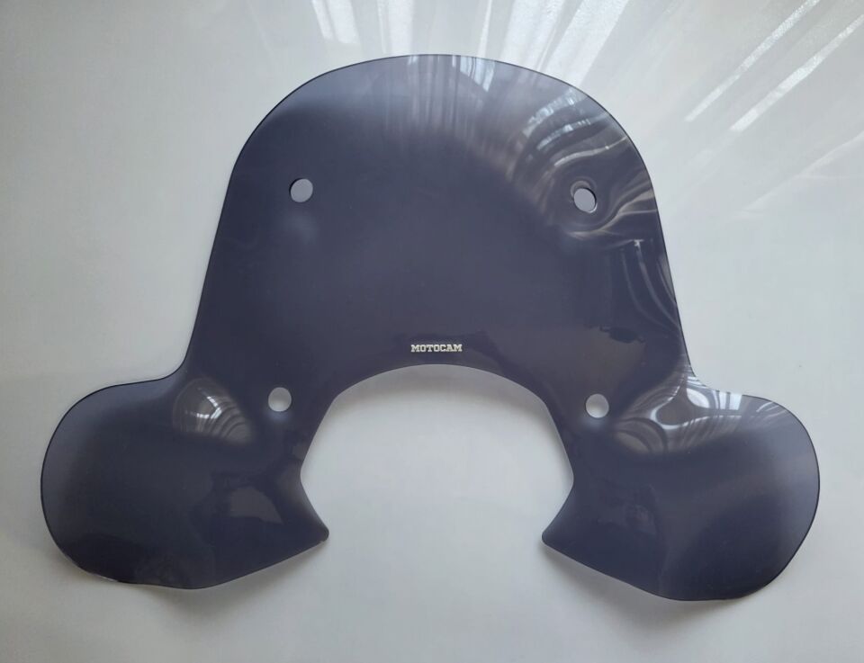 MOTOCAM Falcon Martini 125 Ön Cam 2023-2026 Model 45cm Füme Renkli 4mm Elcikli APARATSIZ