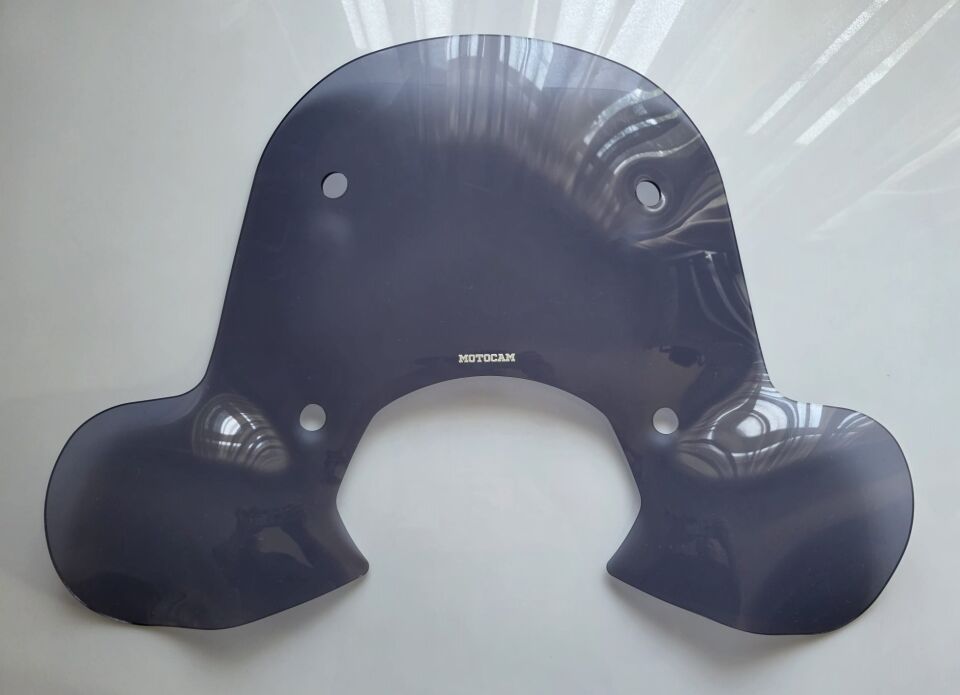 MOTOCAM Falcon Martini 125 Ön Cam 2023-2026 Model 45cm Füme Renkli 4mm Elcikli APARATSIZ