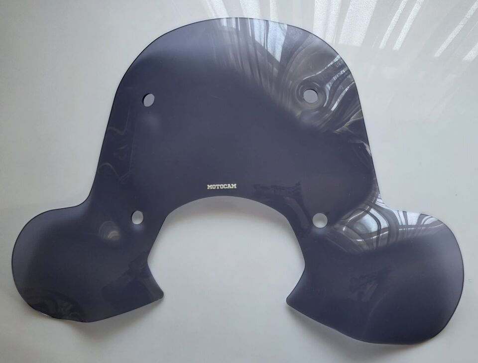 MOTOCAM Falcon Martini 125 Ön Cam 2023-2026 Model 45cm Füme Renkli 4mm Elcikli APARATSIZ