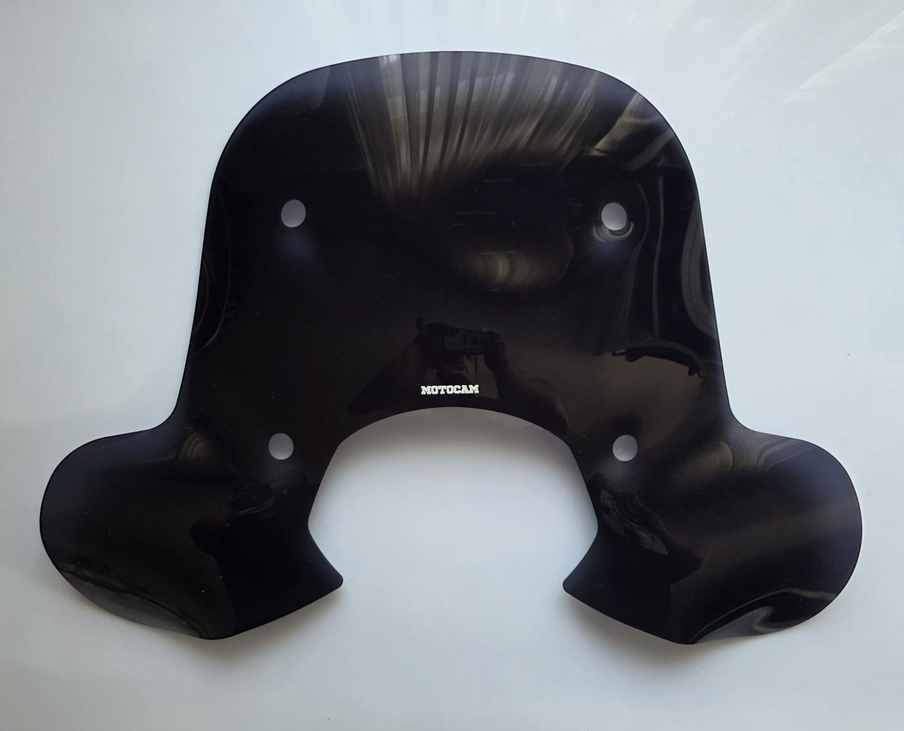 MOTOCAM Falcon Martini 125 Ön Cam 2023-2026 Model 45cm Siyah Renkli 4mm Elcikli APARATSIZ