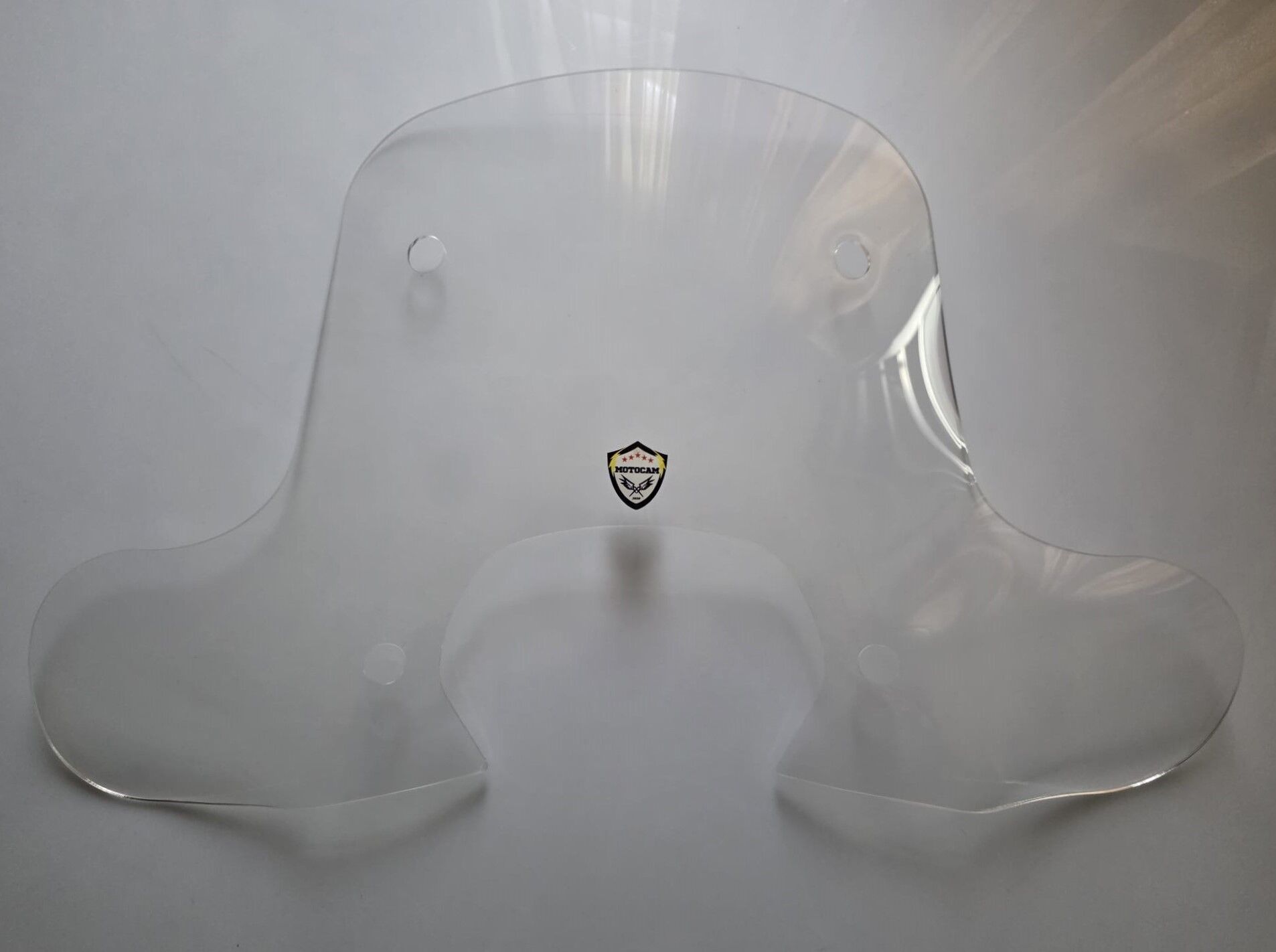 MOTOCAM Falcon Martini 125 Ön Cam 2023-2026 Model 45cm Şeffaf Renkli 4mm Elcikli APARATSIZ