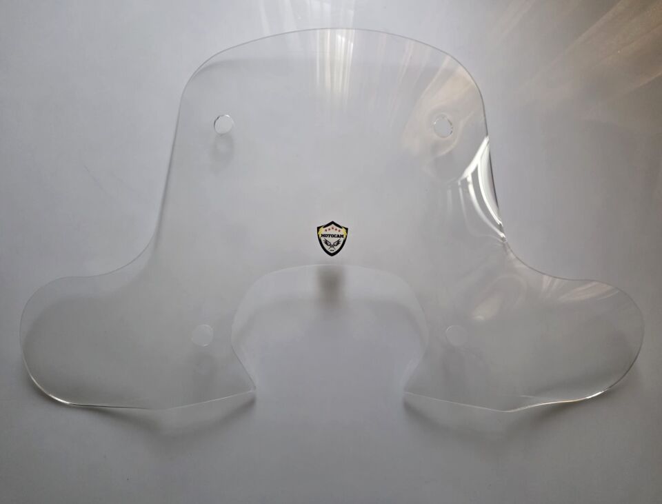 MOTOCAM Falcon Martini 125 Ön Cam 2023-2026 Model 45cm Şeffaf Renkli 4mm Elcikli APARATSIZ