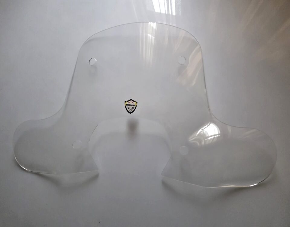 MOTOCAM Falcon Martini 125 Ön Cam 2023-2026 Model 45cm Şeffaf Renkli 4mm Elcikli APARATSIZ