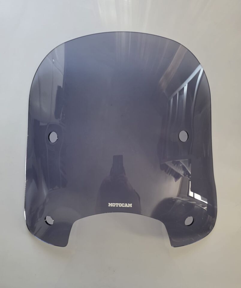 MOTOCAM Falcon Martini 125 Ön Cam 2023-2026 Model 46cm Füme Renkli 4mm APARATSIZ