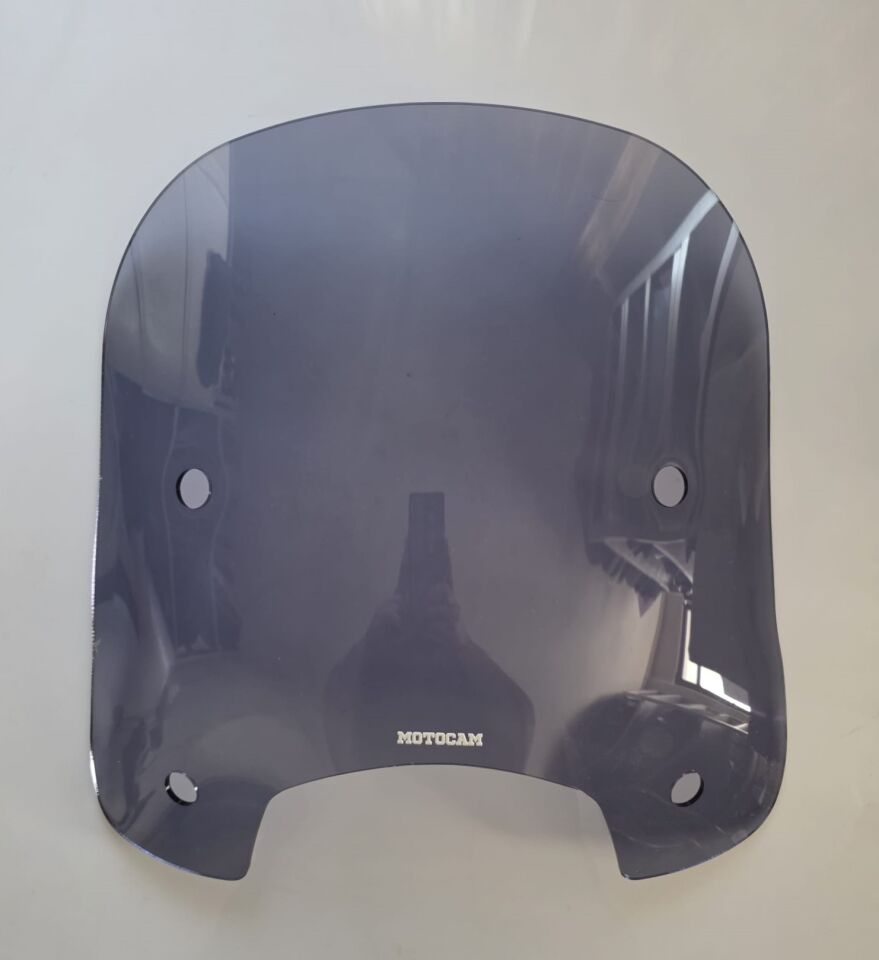 MOTOCAM Falcon Martini 125 Ön Cam 2023-2026 Model 46cm Füme Renkli 4mm APARATSIZ