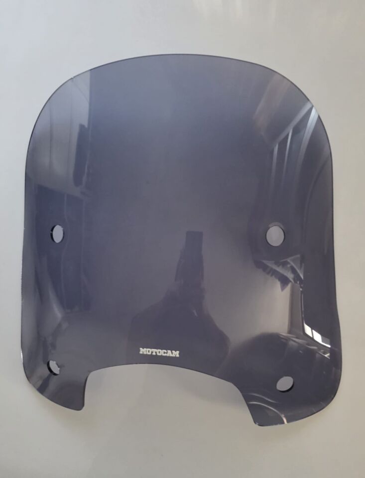 MOTOCAM Falcon Martini 125 Ön Cam 2023-2026 Model 46cm Füme Renkli 4mm APARATSIZ