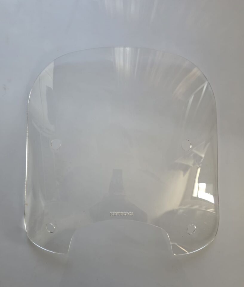 MOTOCAM Falcon Martini 125 Ön Cam 2023-2026 Model 46cm Şeffaf Renkli 4mm APARATSIZ