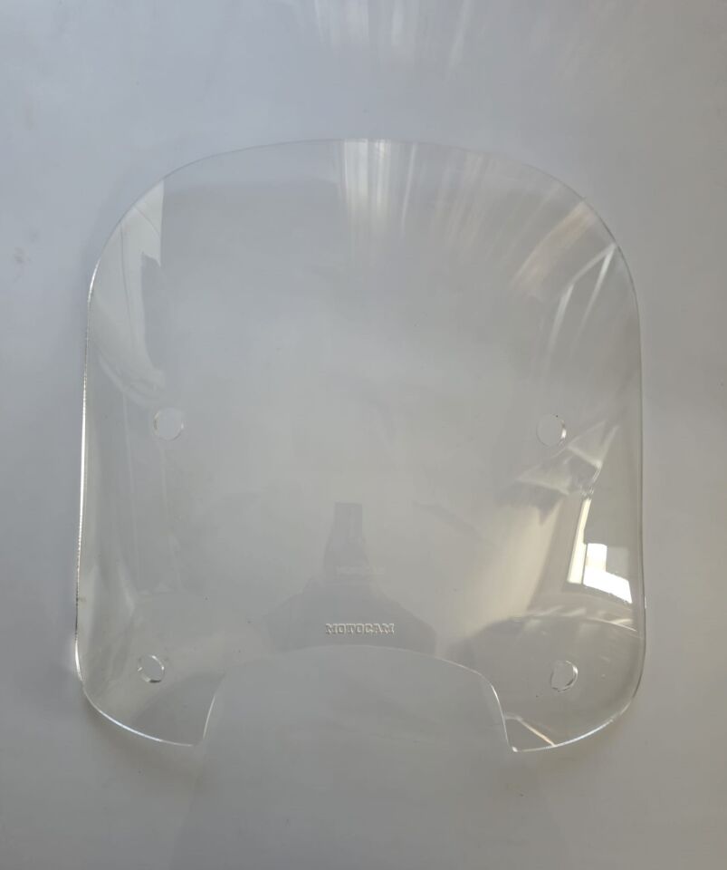 MOTOCAM Falcon Martini 125 Ön Cam 2023-2026 Model 46cm Şeffaf Renkli 4mm APARATSIZ