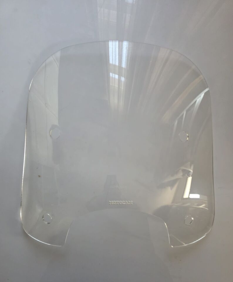 MOTOCAM Falcon Martini 125 Ön Cam 2023-2026 Model 46cm Şeffaf Renkli 4mm APARATSIZ