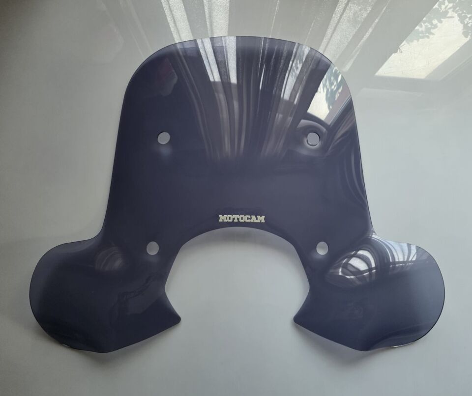 MOTOCAM Falcon Martini 125 Ön Cam 2023-2026 Model 51cm Füme Renkli 4mm Elcikli APARATSIZ