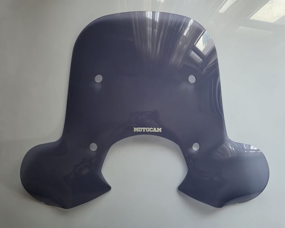 MOTOCAM Falcon Martini 125 Ön Cam 2023-2026 Model 51cm Füme Renkli 4mm Elcikli APARATSIZ