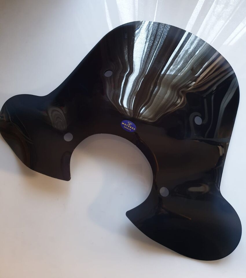 MOTOCAM Falcon Martini 125 Ön Cam 2023-2026 Model 51cm Siyah Renkli 4mm Elcikli APARATSIZ