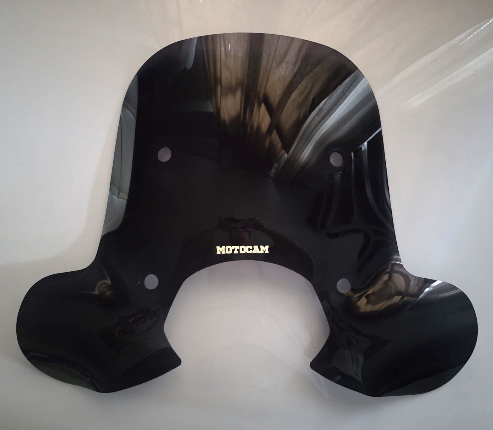 MOTOCAM Falcon Martini 125 Ön Cam 2023-2026 Model 51cm Siyah Renkli 4mm Elcikli APARATSIZ