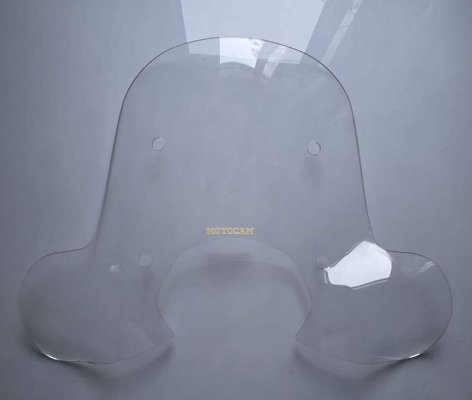 MOTOCAM Falcon Martini 125 Ön Cam 2023-2026 Model 51cm Şeffaf Renkli 4mm Elcikli APARATSIZ