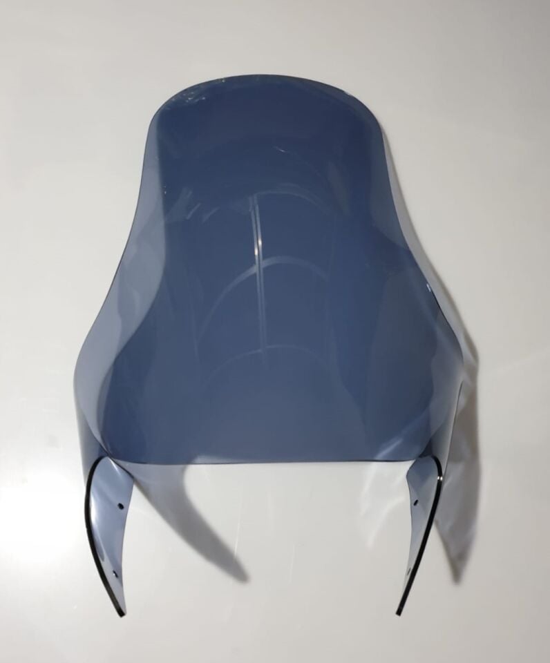 MOTOCAM Bmw F 650 Funduro Ön Cam 1994-2000 Model 57cm Füme Renkli 4mm