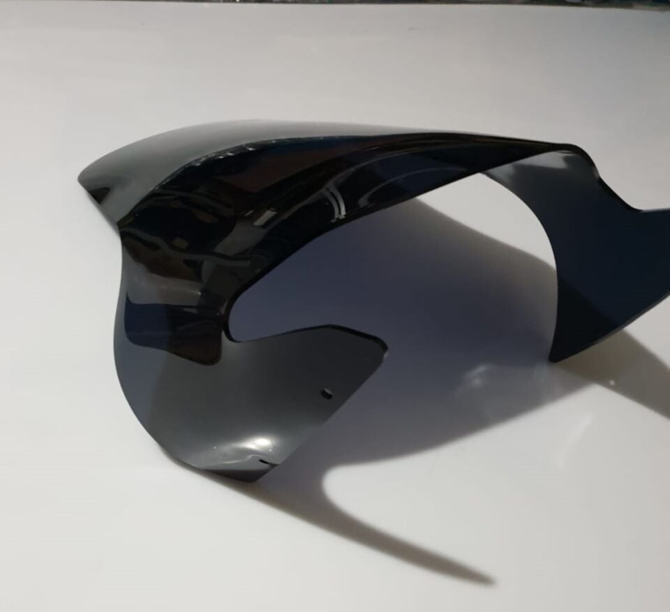 MOTOCAM Bmw F 650 Funduro Ön Cam 1994-2000 Model 57cm Siyah Renkli 4mm İADE YOKTUR