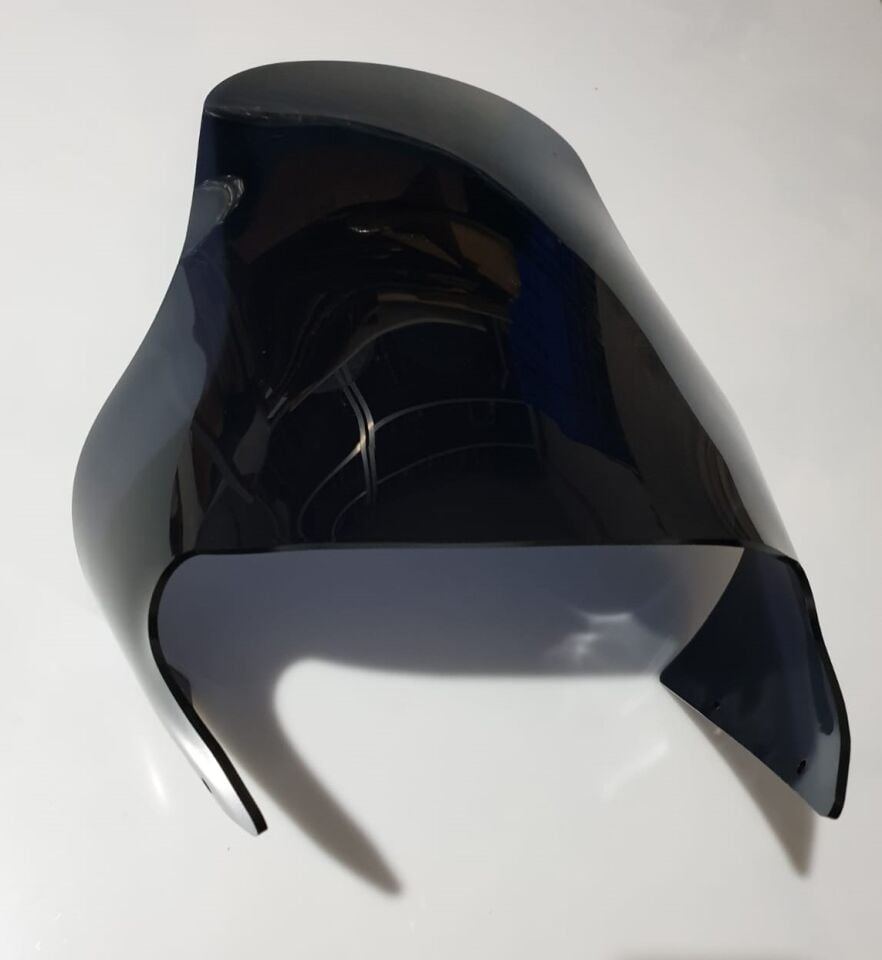 MOTOCAM Bmw F 650 Funduro Ön Cam 1994-2000 Model 57cm Siyah Renkli 4mm İADE YOKTUR