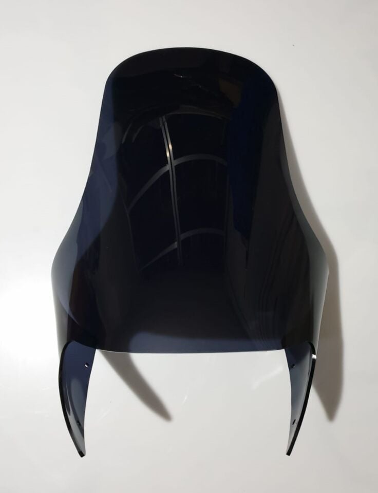 MOTOCAM Bmw F 650 Funduro Ön Cam 1994-2000 Model 57cm Siyah Renkli 4mm İADE YOKTUR